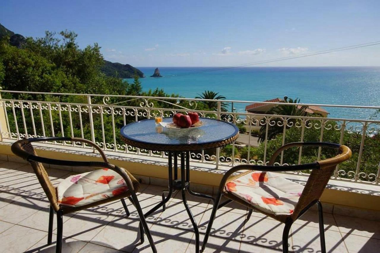 Natalia Apartment B With Panoramic Sea Views Of Agios Gordios Bay Agios Gordios (Corfu) Exterior foto