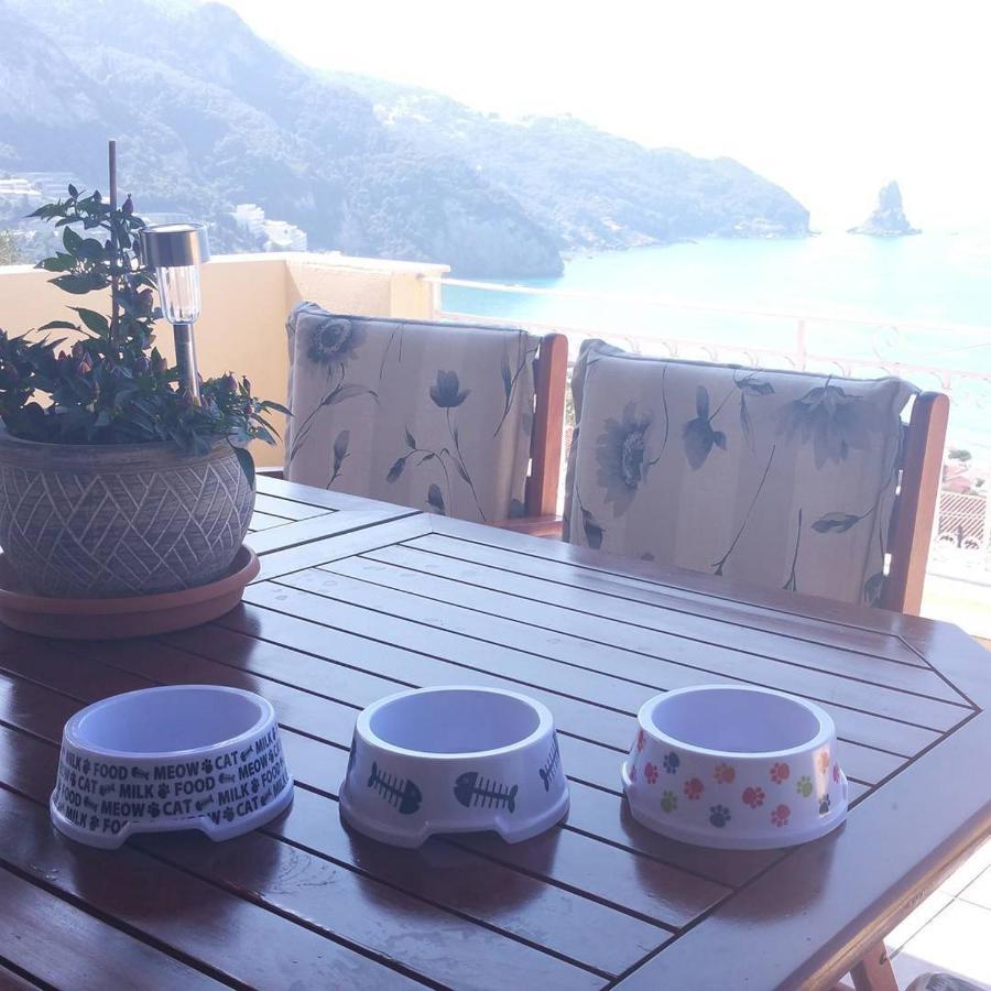 Natalia Apartment B With Panoramic Sea Views Of Agios Gordios Bay Agios Gordios (Corfu) Exterior foto