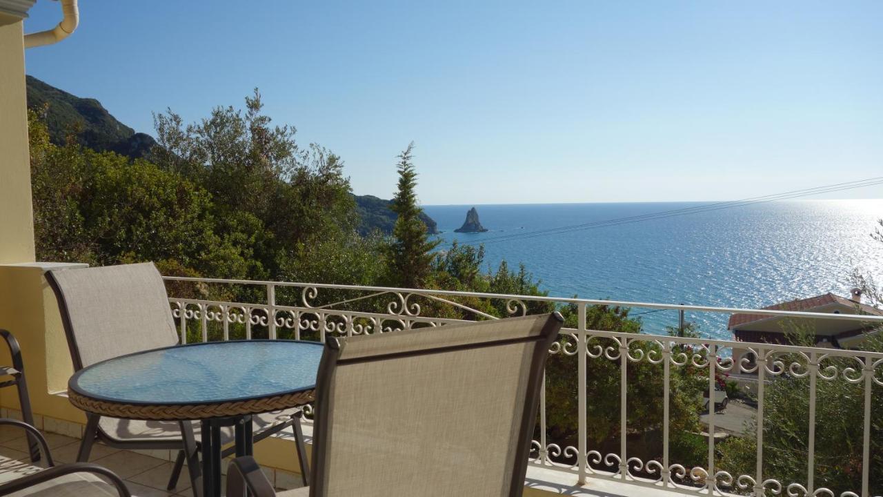 Natalia Apartment B With Panoramic Sea Views Of Agios Gordios Bay Agios Gordios (Corfu) Exterior foto