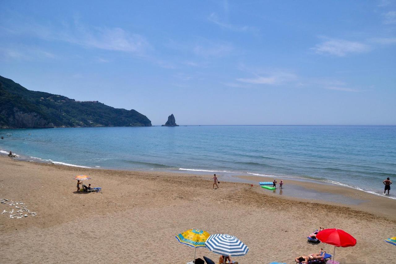 Natalia Apartment B With Panoramic Sea Views Of Agios Gordios Bay Agios Gordios (Corfu) Exterior foto