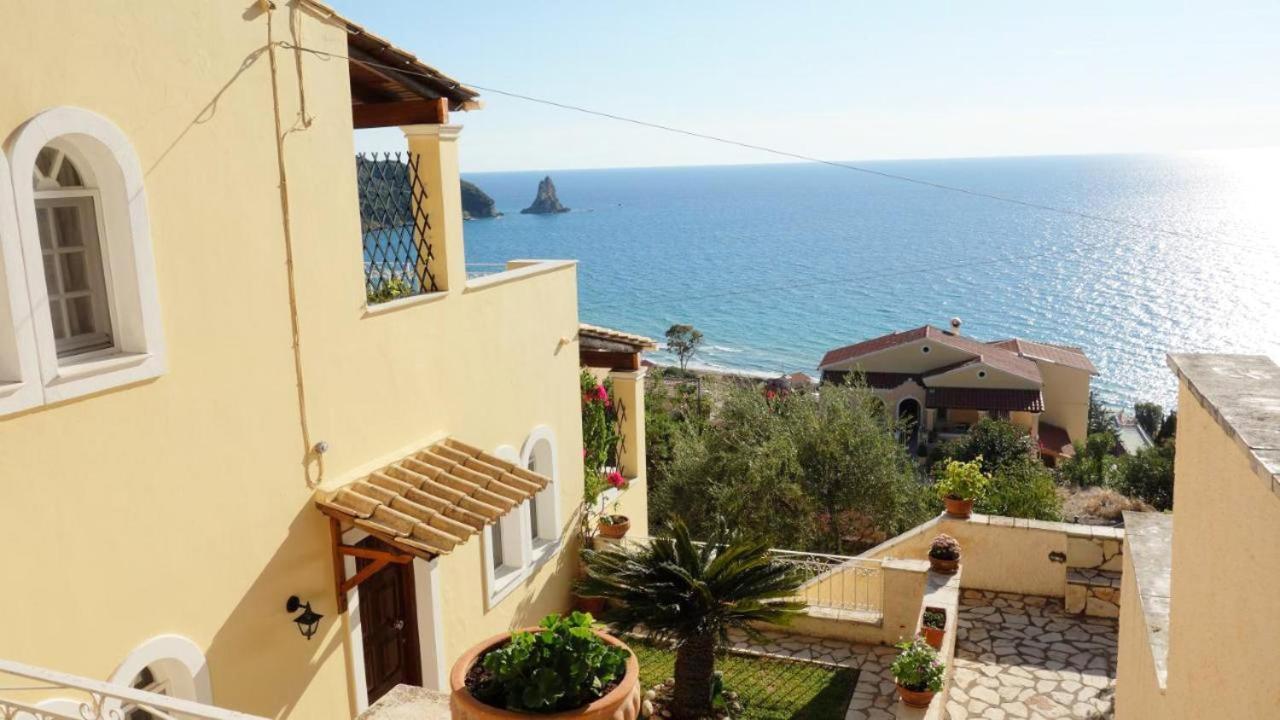 Natalia Apartment B With Panoramic Sea Views Of Agios Gordios Bay Agios Gordios (Corfu) Exterior foto