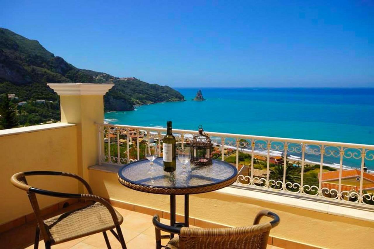 Natalia Apartment B With Panoramic Sea Views Of Agios Gordios Bay Agios Gordios (Corfu) Exterior foto