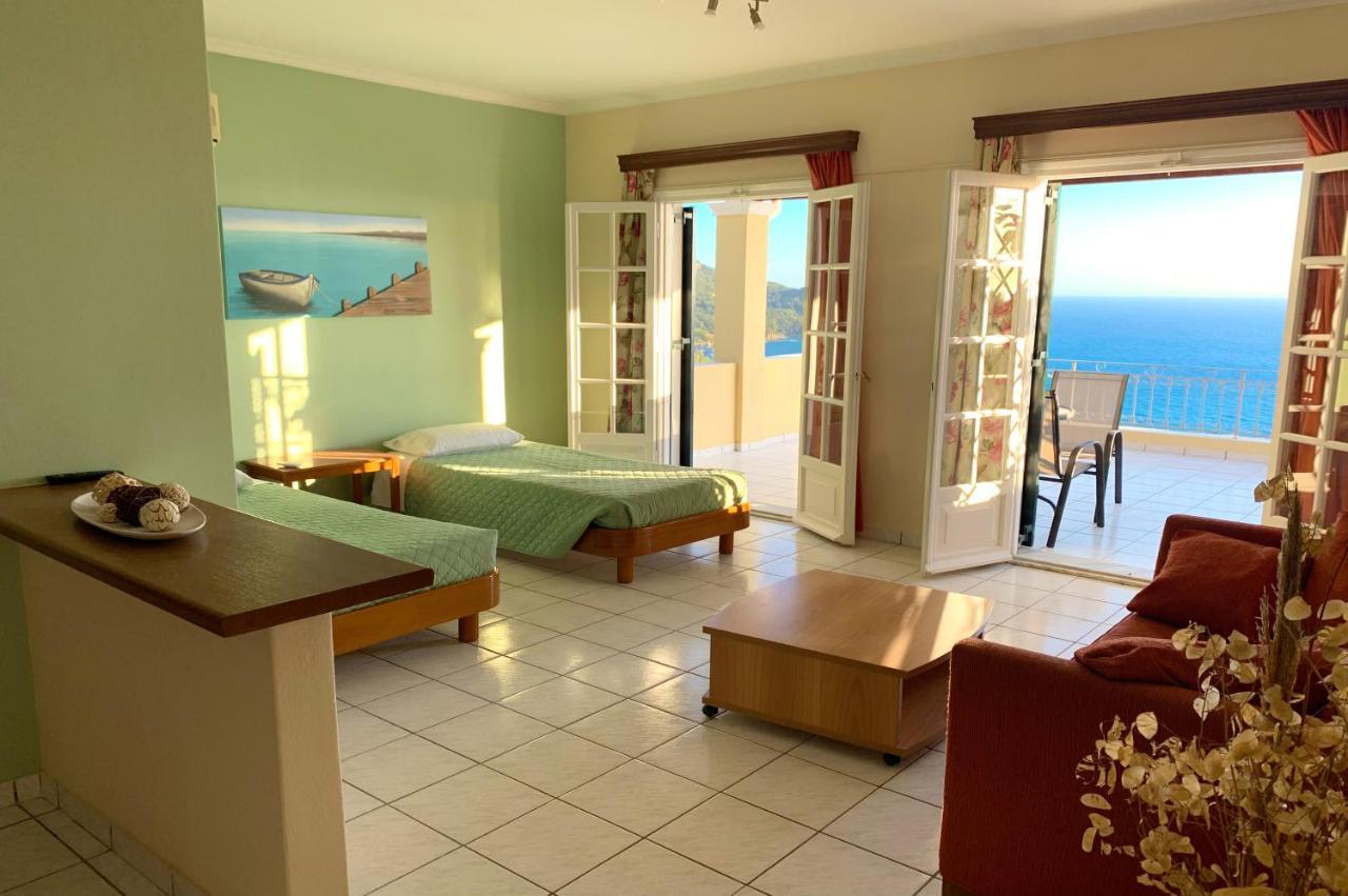 Natalia Apartment B With Panoramic Sea Views Of Agios Gordios Bay Agios Gordios (Corfu) Exterior foto