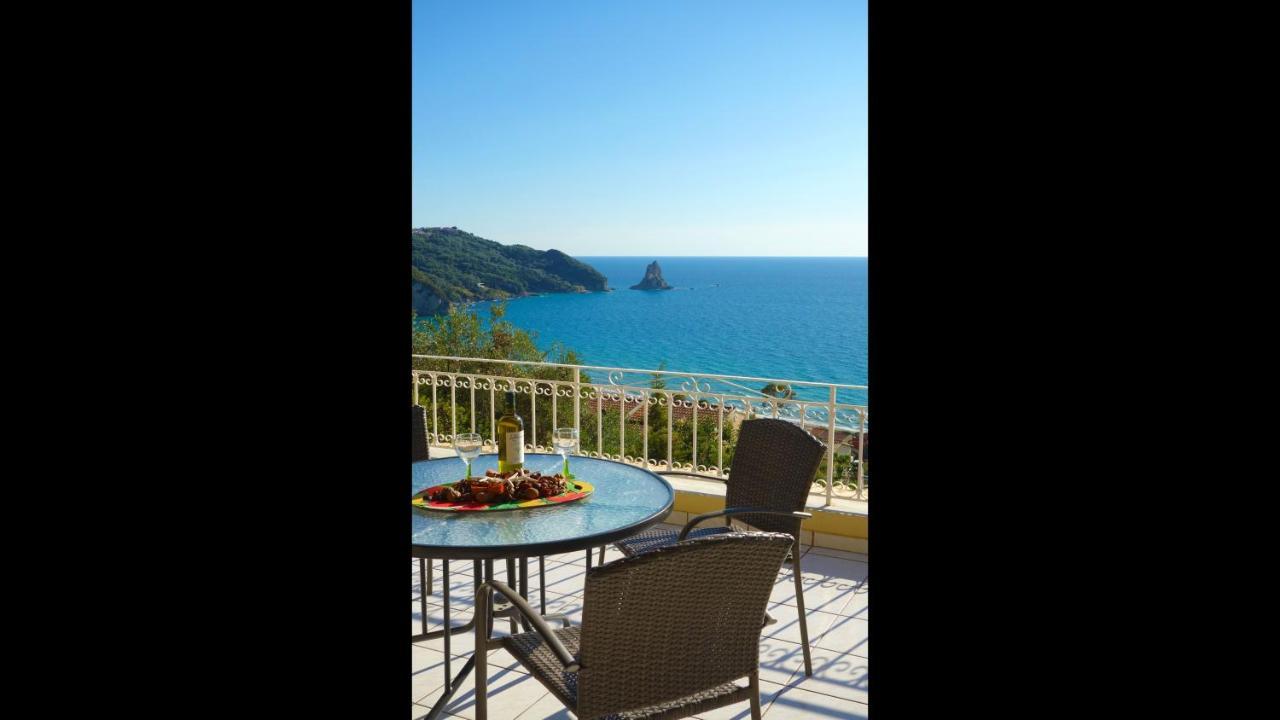 Natalia Apartment B With Panoramic Sea Views Of Agios Gordios Bay Agios Gordios (Corfu) Exterior foto